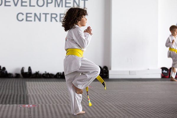 Children Practice Martial Arts Techniques For Emotional Regulation