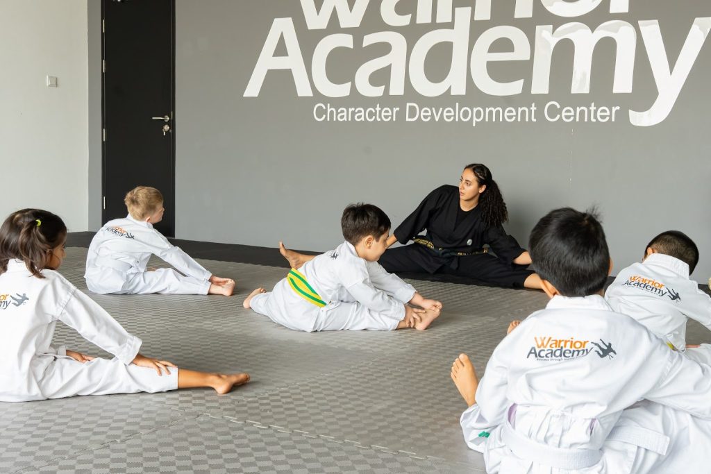 Opening day class at The Warrior Academy Jumeirah Islands